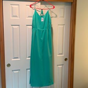 NWT❗️ J.Crew Green Midi Dress
